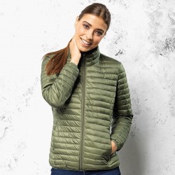 Plain Women's tribe fineline padded jacket 2786 Shell: 40gsm. Padding: 228gsm. Lining: 50 GSM